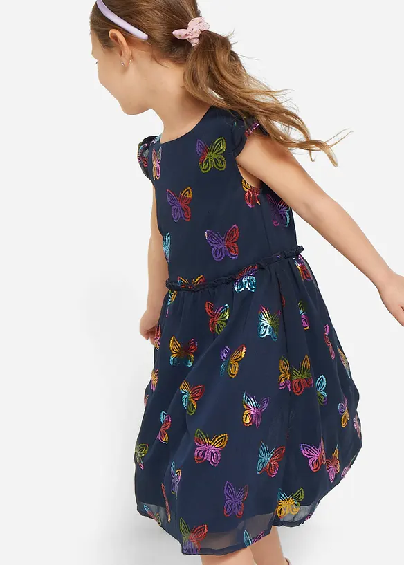 Chiffon jurk in A-lijn, bonprix