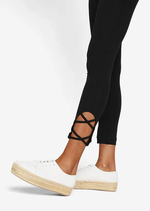 7/8 high-waist legging met biologisch katoen, bonprix