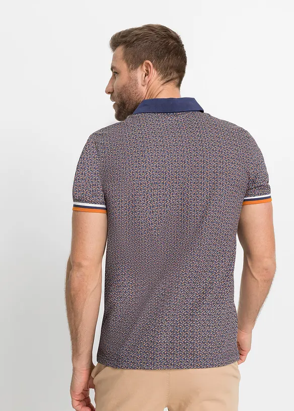 Jersey poloshirt van puur katoen, korte mouw, bonprix