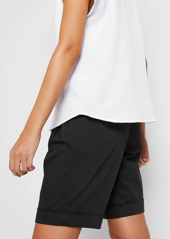 Mousseline blousetop van katoen, bonprix