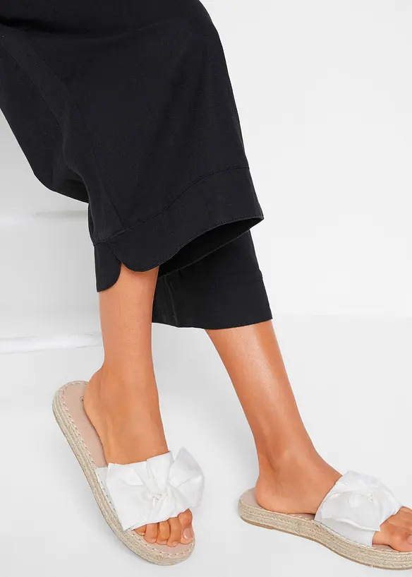3/4 broek van een linnen-katoenmix, bonprix