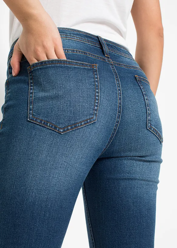 Cropped destroyed jeans, bonprix
