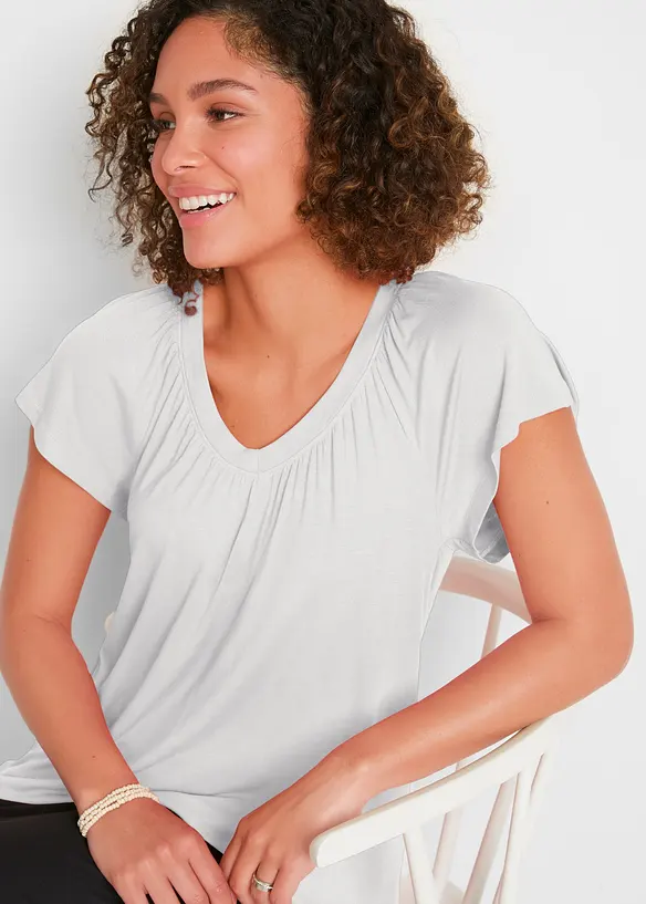 Shirt in een viscosemix, bonprix