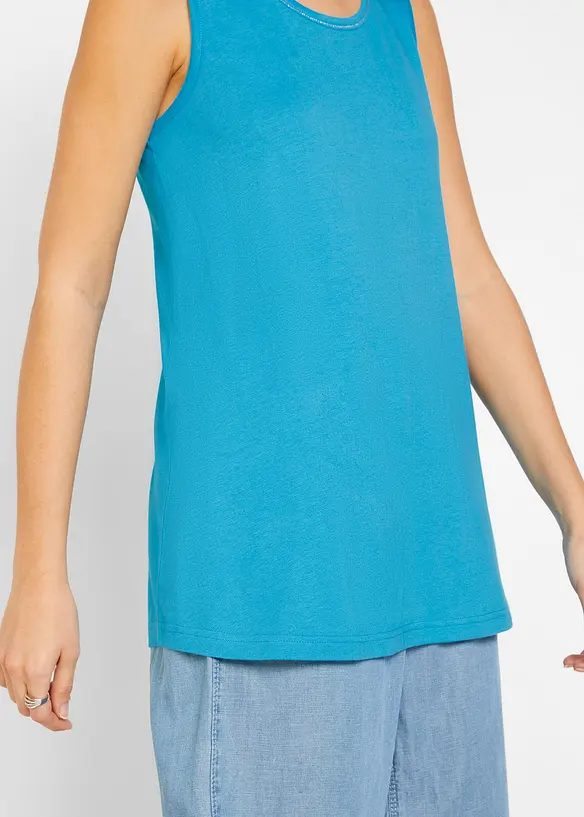 Longtop met ronde hals, bonprix
