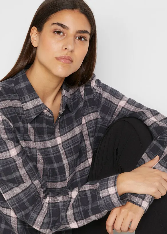 Overhemd van katoen-flanel, bonprix