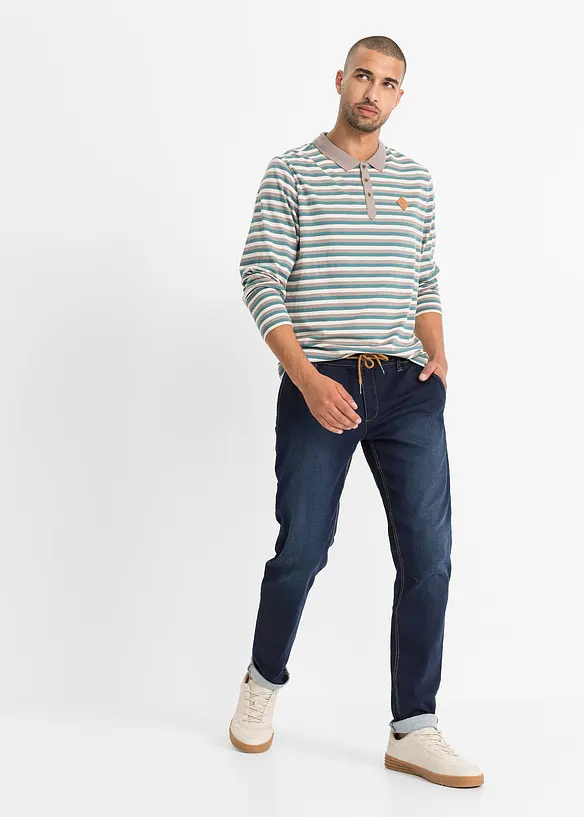 Regular fit jeans jogger met comfortband, tapered, bonprix