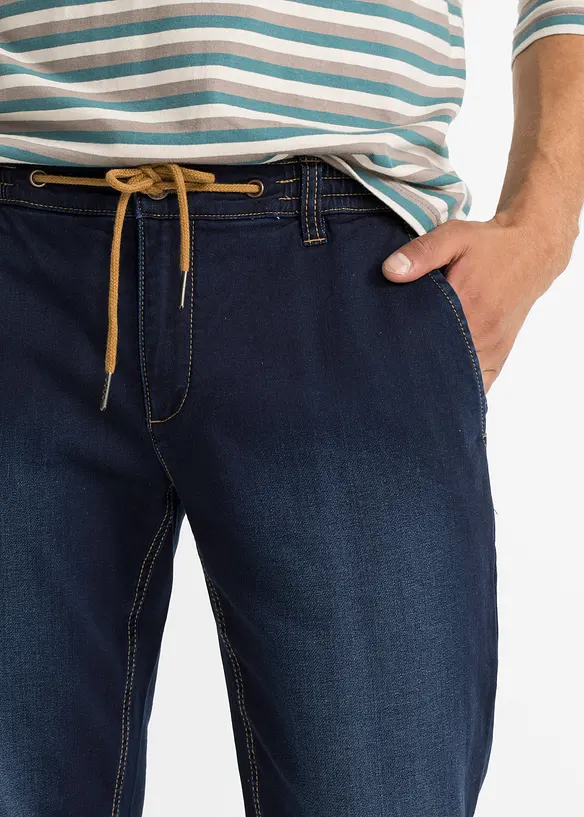 Regular fit jeans jogger met comfortband, tapered, bonprix