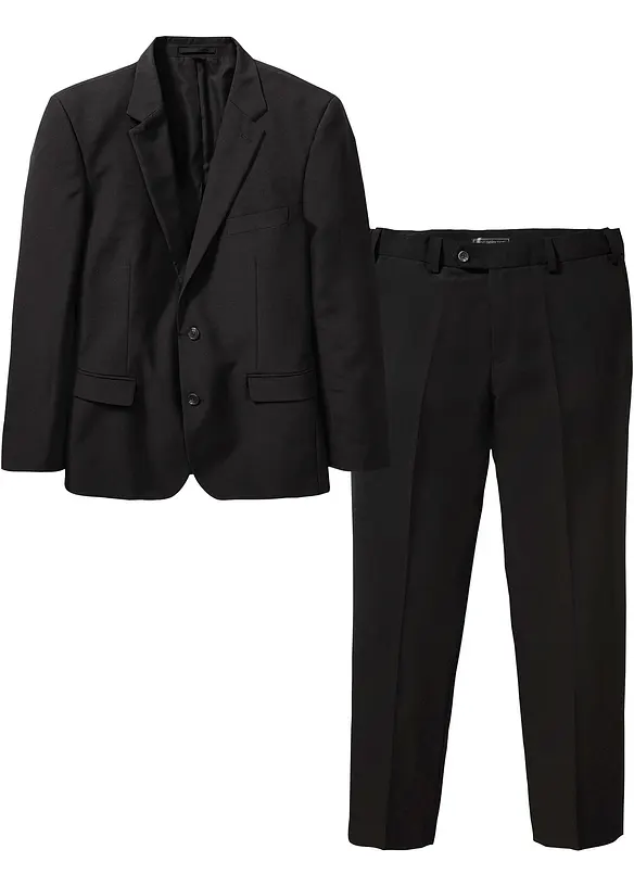 Pak met colbert en broek, slim fit (2-dlg. set), bonprix