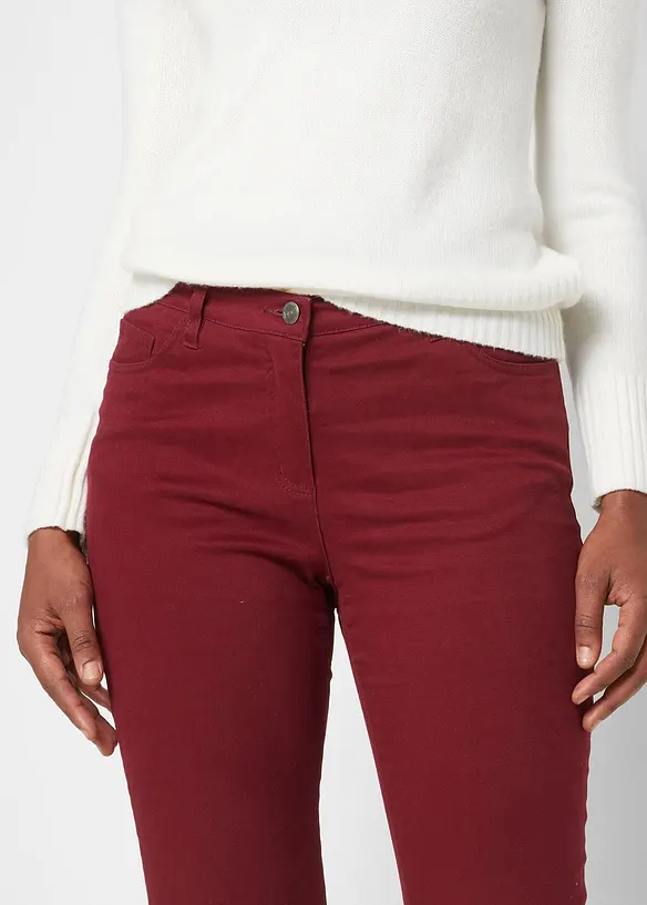 Slim fit stretch broek, bonprix