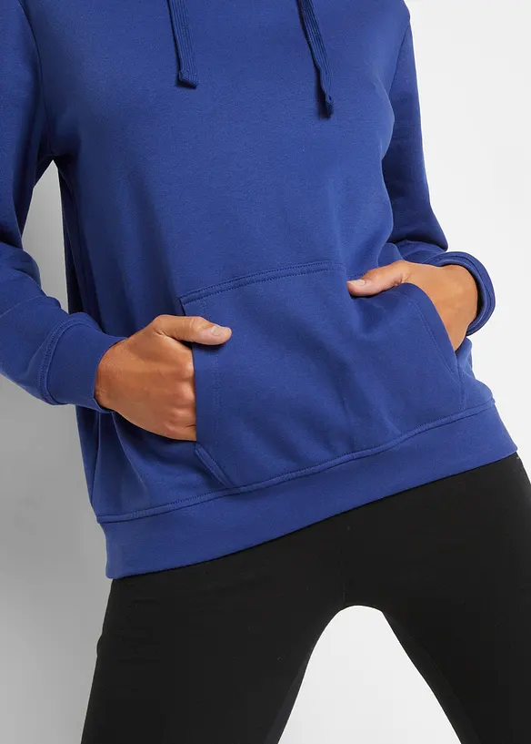 Basic hoodie van zacht frotté, bonprix