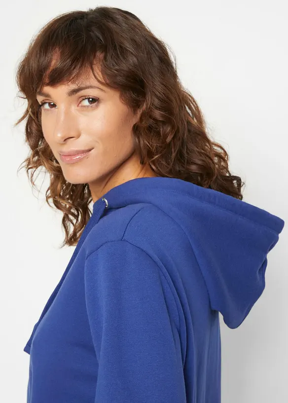 Basic hoodie van zacht frotté, bonprix