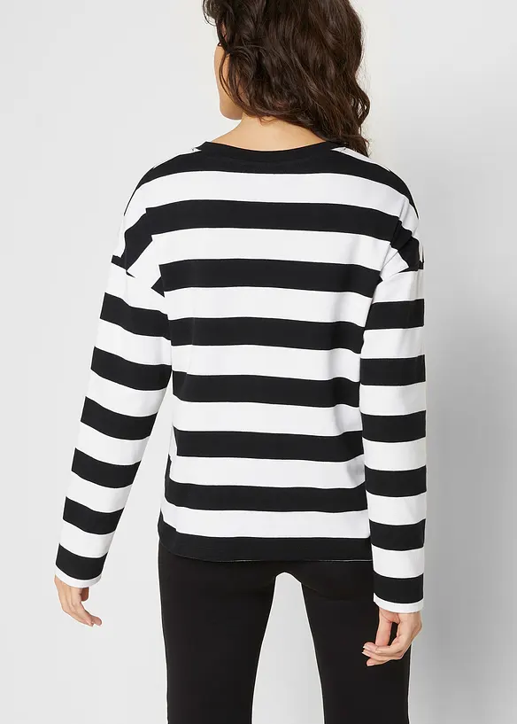 Longsleeve van interlock, bonprix