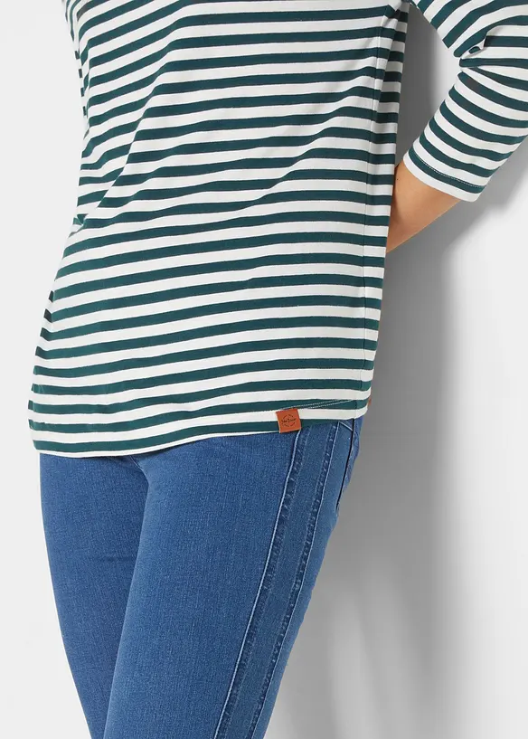 Oversized longsleeve met knopen, bonprix