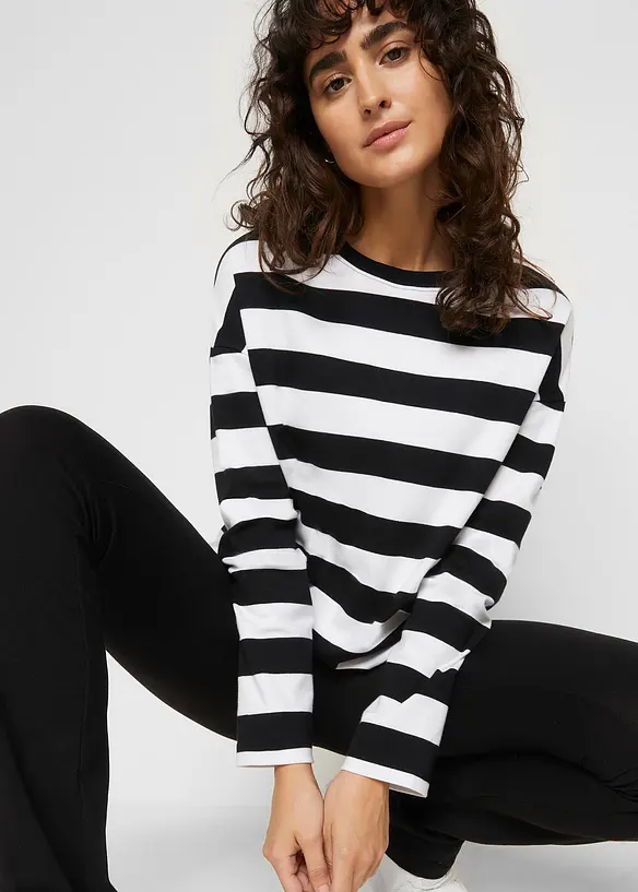 Longsleeve van interlock, bonprix