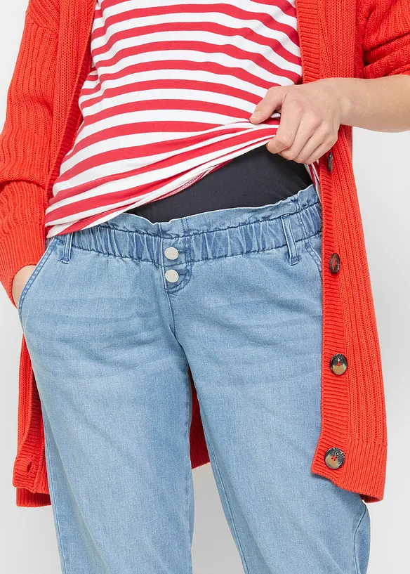 Zwangerschapsjeans van katoen-stretch, cropped, bonprix