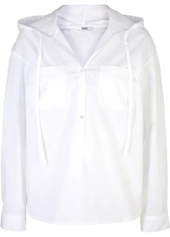 Blouse met capuchon, bonprix
