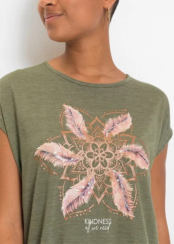 T-shirt van zachte viscose-mix, bonprix