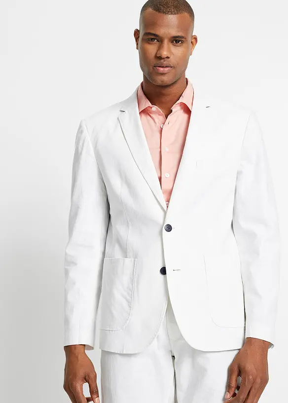 Colbert met linnen, regular fit, bonprix