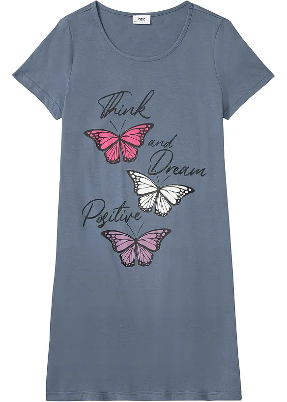 Kort nachthemd van biologisch katoen, bonprix