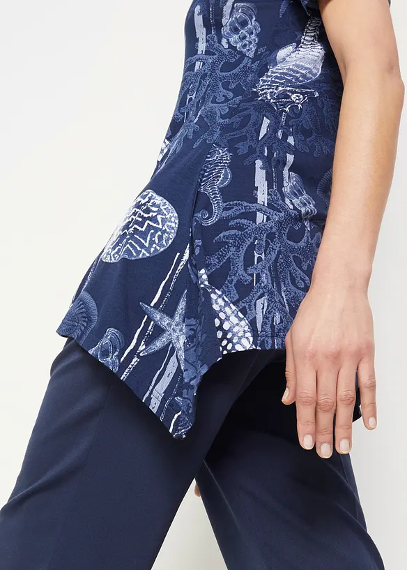 Longshirt van een zachte viscosemix, bonprix