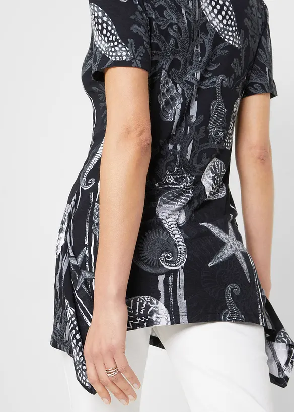 Longshirt van een zachte viscosemix, bonprix