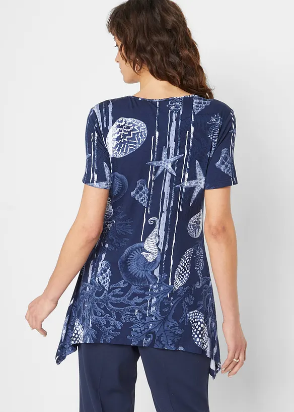 Longshirt van een zachte viscosemix, bonprix