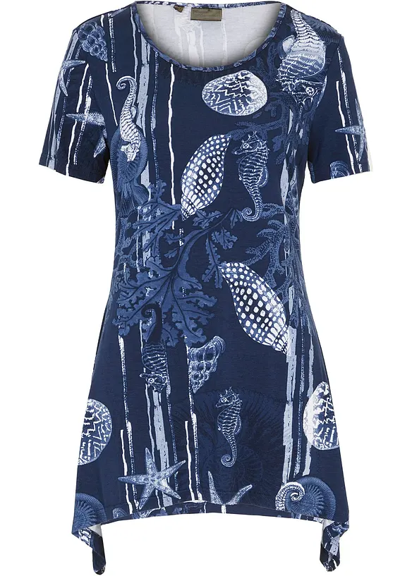 Longshirt van een zachte viscosemix, bonprix