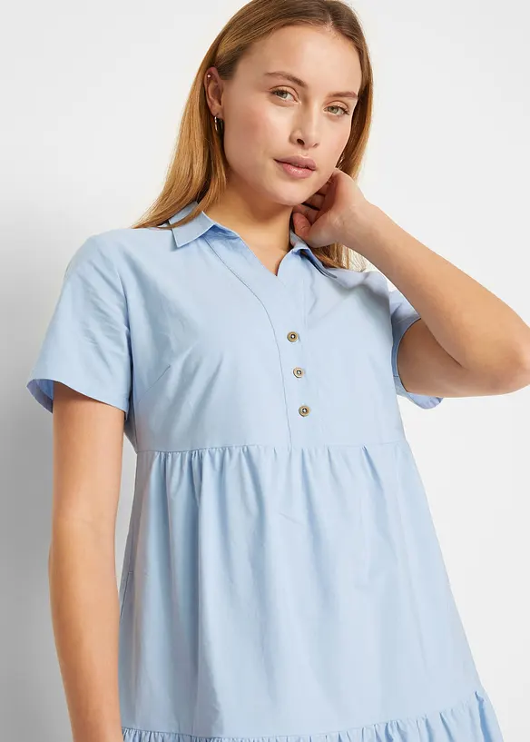 Tuniekjurk met broderie anglaise van puur katoen, bonprix