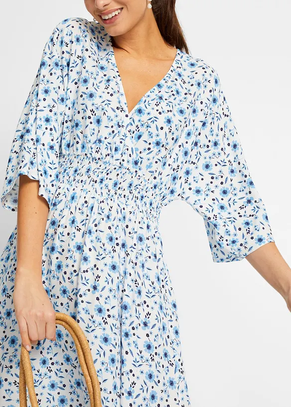 Maxi jurk van pure viscose, bonprix