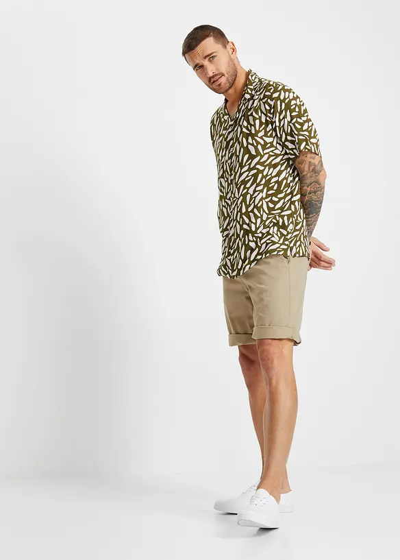 Chino bermuda van puur katoen, regular fit, bonprix