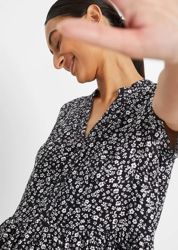 Mini jurk van soepele viscose, bonprix