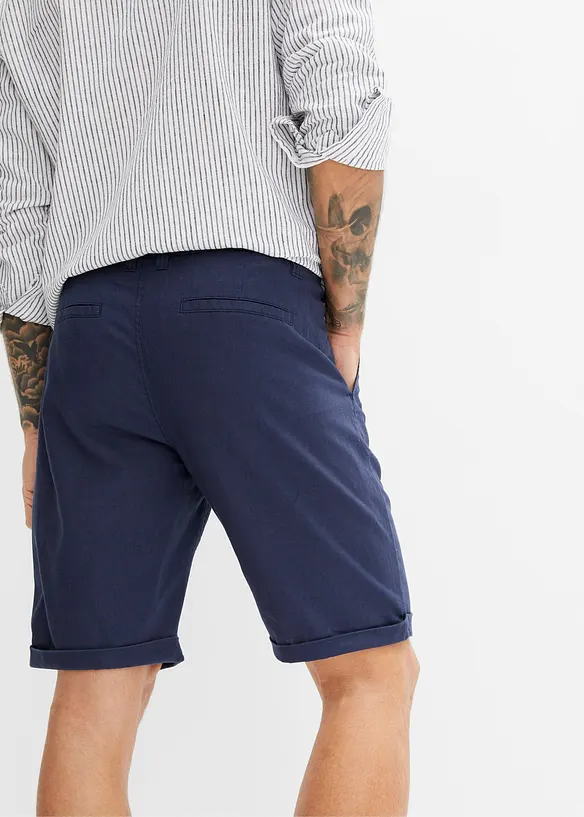 Regular fit bermuda van linnen, bonprix