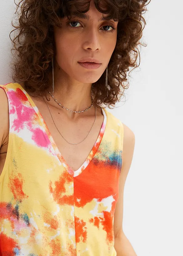 Lange top in een viscosemix, bonprix