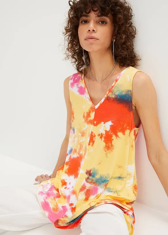 Lange top in een viscosemix, bonprix