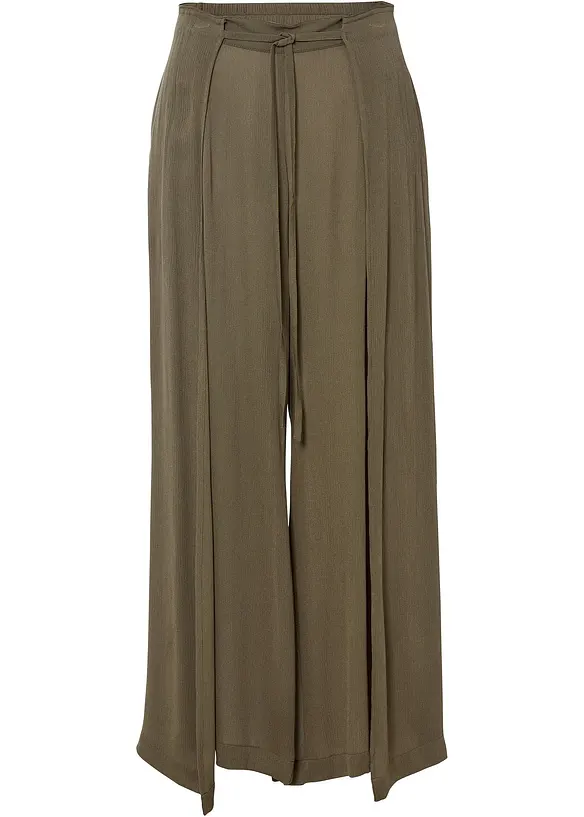 Broek van soepele viscose, bonprix
