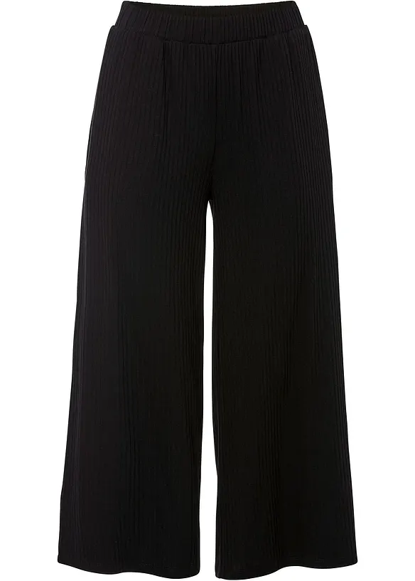 Jersey culotte met comfortabele tailleband, bonprix