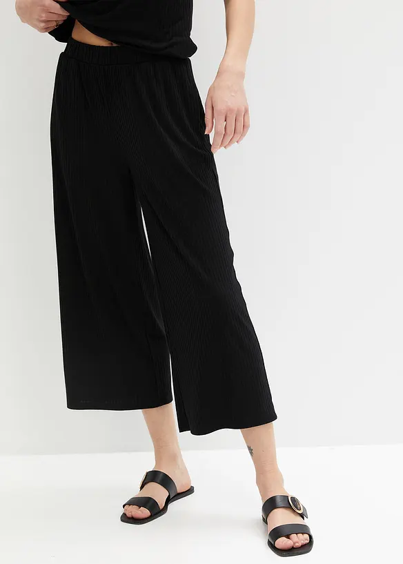 Jersey culotte met comfortabele tailleband, bonprix