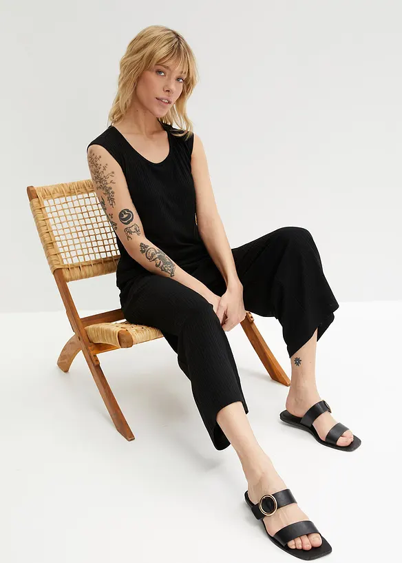 Jersey culotte met comfortabele tailleband, bonprix