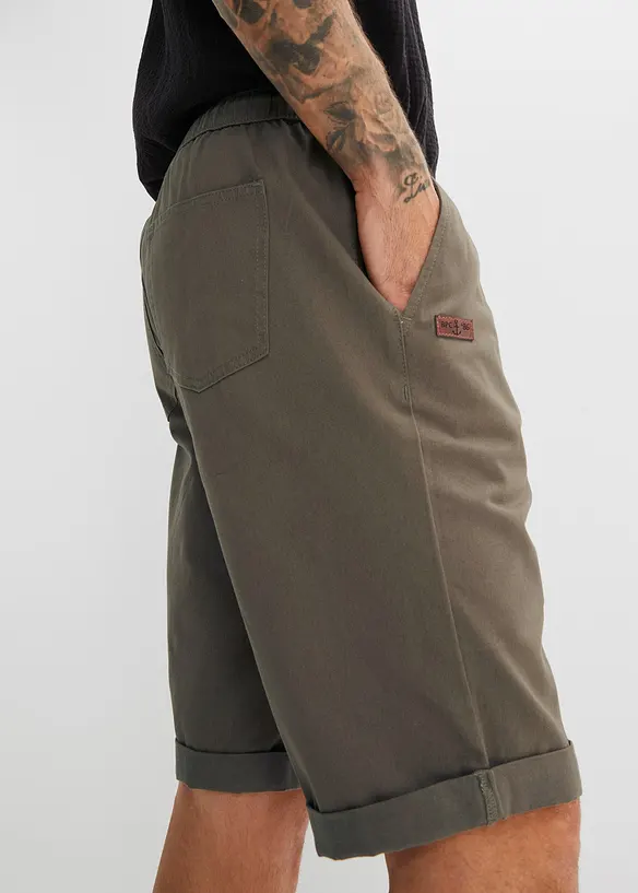 Instap bermuda van katoen, regular fit, bonprix