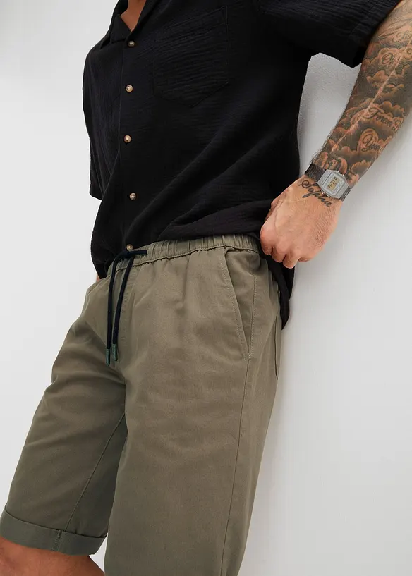 Instap bermuda van katoen, regular fit, bonprix