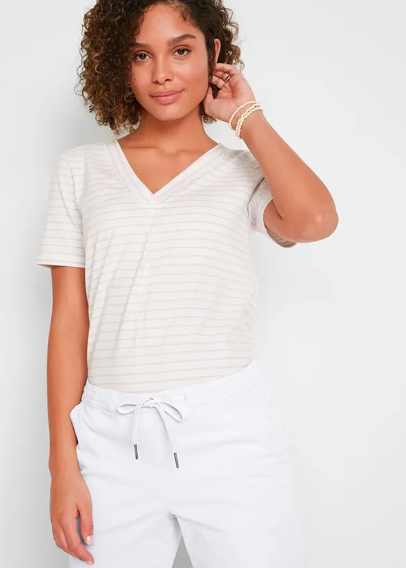 Instapbermuda met een comfortabele tailleband, bonprix