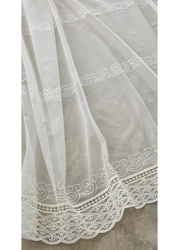 Transparant jacquard gordijn, bpc living bonprix collection