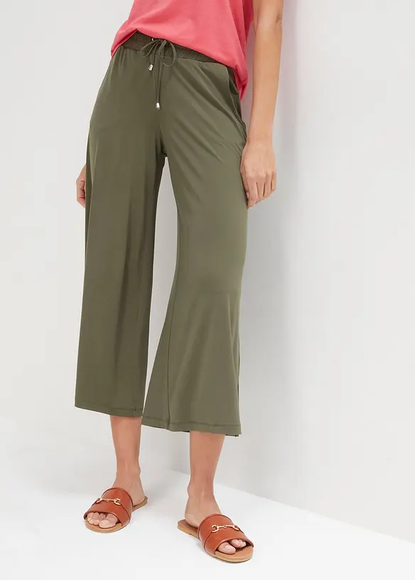 Jersey broek met een comfortabele band, bonprix