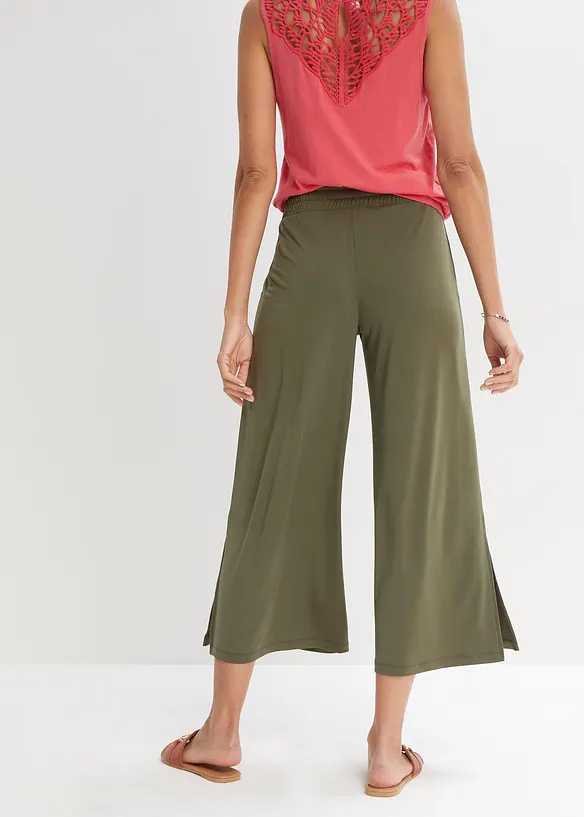 Jersey broek met een comfortabele band, bonprix
