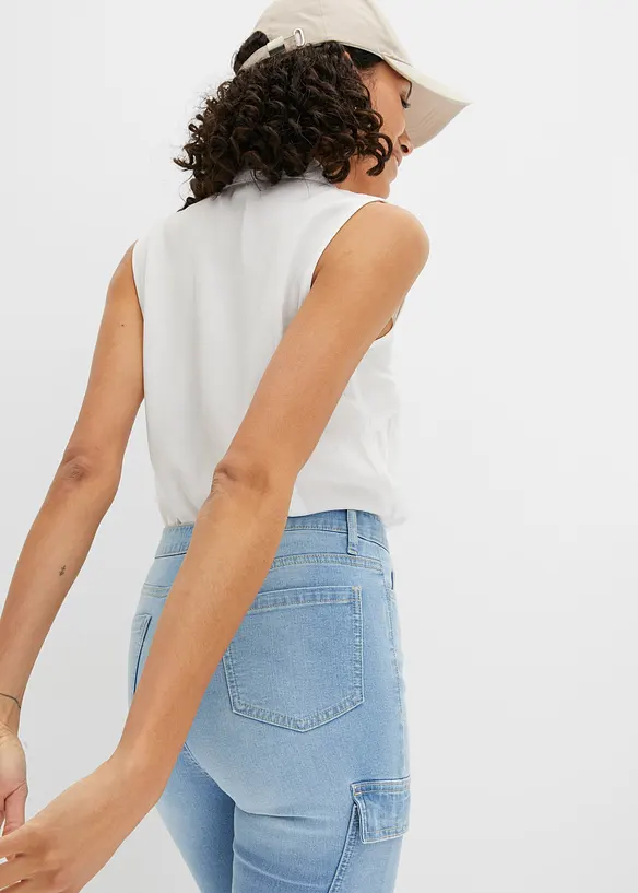 Skinny cargo jeans, bonprix