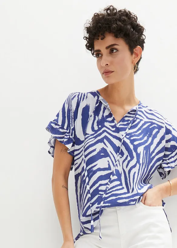 Soepelvallende tuniek van viscose, bonprix