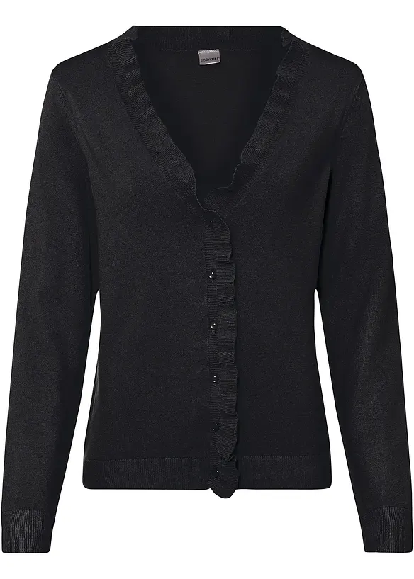 Fijn gebreid vest, bonprix