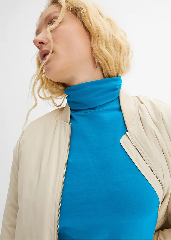 Longsleeve met col, bonprix