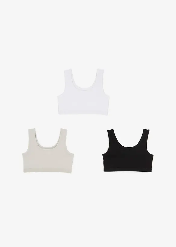 Meisjes bralette (set van 3), bonprix