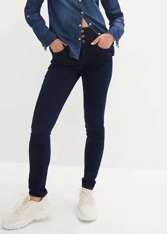 Corrigerende thermojeans, skinny, high waist, bonprix